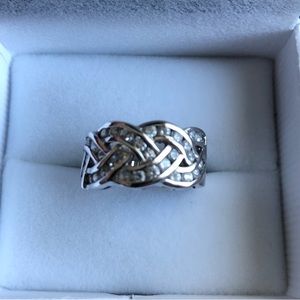QVC Epiphany braided ring, size 5.25